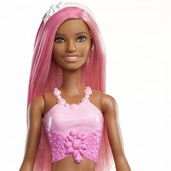 Papusa Barbie Dreamtopia sirena cu corpul violet Papusa Barbie Dreamtopia sirena cu corpul violet