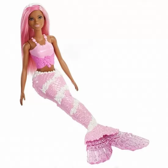 Papusa Barbie Dreamtopia sirena cu corpul violet Papusa Barbie Dreamtopia sirena cu corpul violet