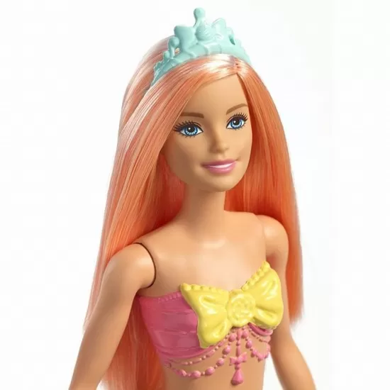 Papusa Barbie Dreamtopia Sirena cu parul roz Papusa Barbie Dreamtopia Sirena cu parul roz