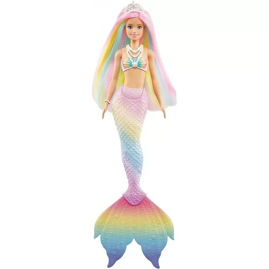 Papusa Barbie Dreamtopia sirena care isi schimba culoarea Papusa Barbie Dreamtopia sirena care isi schimba culoarea