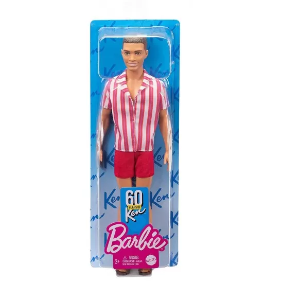 Papusa Barbie Ken aniversar 60 ani cu tinuta de plaja Papusa Barbie Ken aniversar 60 ani cu tinuta de plaja