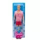 Papusa Barbie Ken aniversar 60 ani cu tinuta de plaja Papusa Barbie Ken aniversar 60 ani cu tinuta de plaja