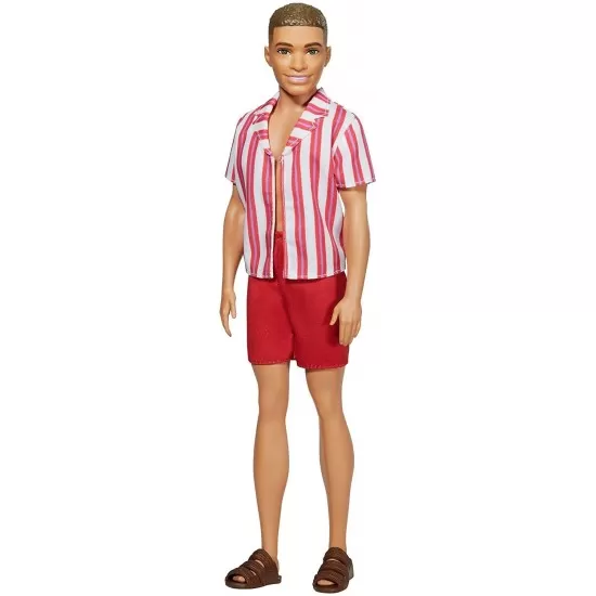 Papusa Barbie Ken aniversar 60 ani cu tinuta de plaja Papusa Barbie Ken aniversar 60 ani cu tinuta de plaja