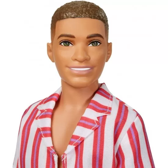Papusa Barbie Ken aniversar 60 ani cu tinuta de plaja Papusa Barbie Ken aniversar 60 ani cu tinuta de plaja