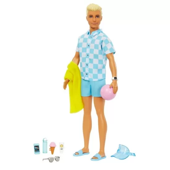 Papusa Barbie Ken - O zi la plaja Papusa Barbie Ken - O zi la plaja