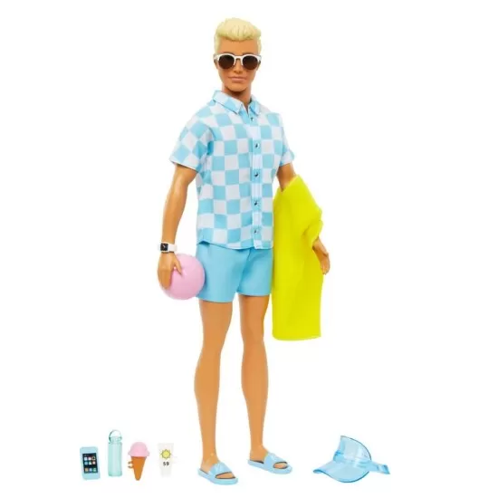 Papusa Barbie Ken - O zi la plaja Papusa Barbie Ken - O zi la plaja