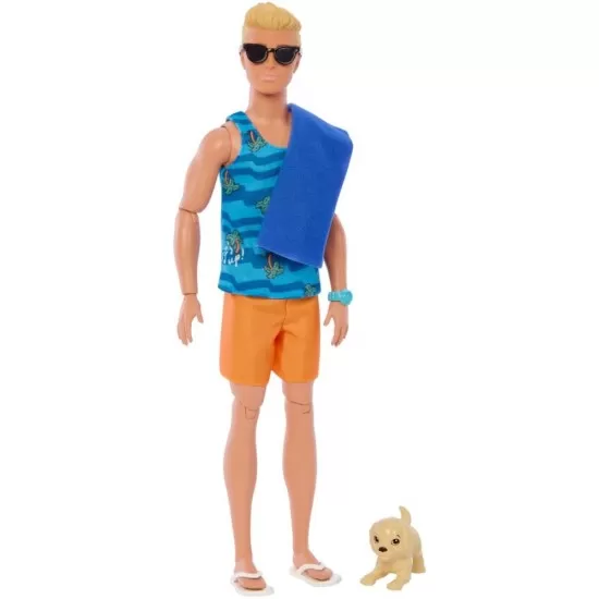 Papusa Barbie Ken surfer Papusa Barbie Ken surfer