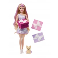 Papusa Barbie Party Unboxed Reveal blonda