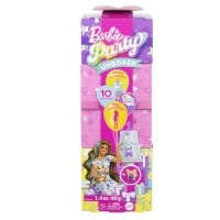 Papusa Barbie Party Unboxed Reveal Bruneta