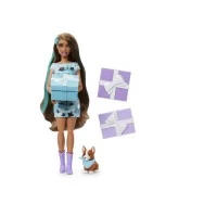 Papusa Barbie Party Unboxed Reveal Bruneta