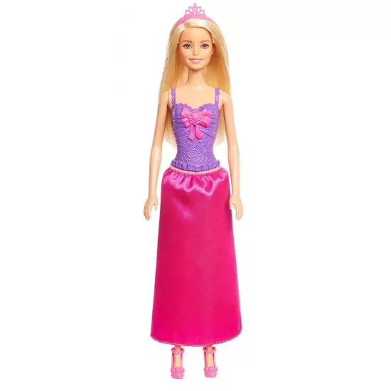 Papusa printesa Barbie cu rochita roz Papusa printesa Barbie cu rochita roz