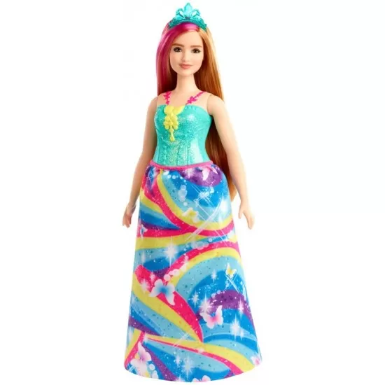 Papusa Barbie Printesa Dreamtopia cu coronita albastra Papusa Barbie Printesa Dreamtopia cu coronita albastra