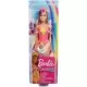 Papusa Barbie Printesa Dreamtopia cu coronita roz