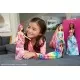 Papusa Barbie Printesa Dreamtopia cu coronita roz