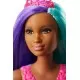 Papusa sirena Barbie cu colier si coronita roz Papusa sirena Barbie cu colier si coronita roz