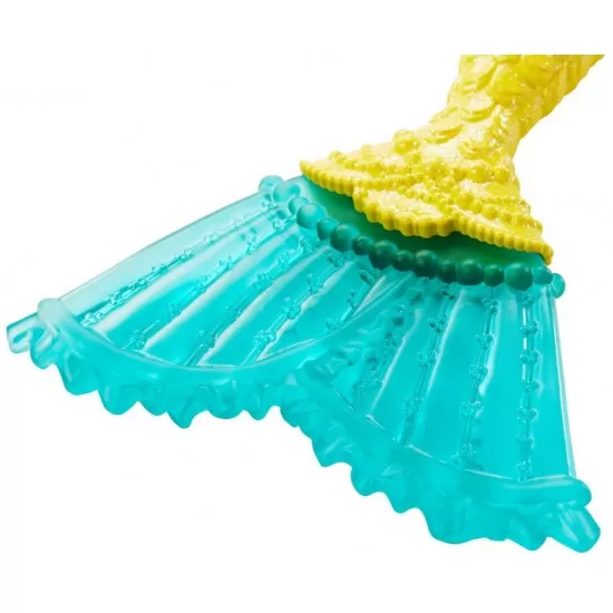 Papusa sirena Barbie cu colier si coronita roz Papusa sirena Barbie cu colier si coronita roz