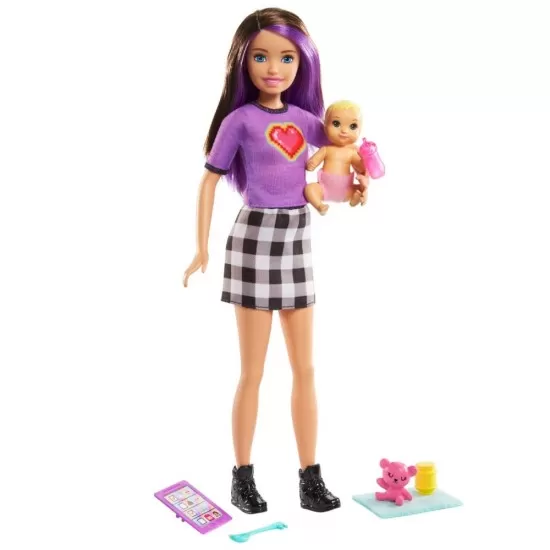 Papusa satena Barbie Skipper First Jobs - Babysitter Papusa satena Barbie Skipper First Jobs - Babysitter