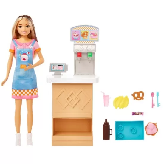 Papusa Barbie Skipper First Jobs - Snack bar Papusa Barbie Skipper First Jobs - Snack bar