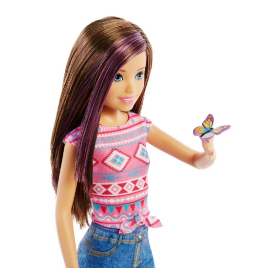 Papusa Barbie Skipper cu set camping