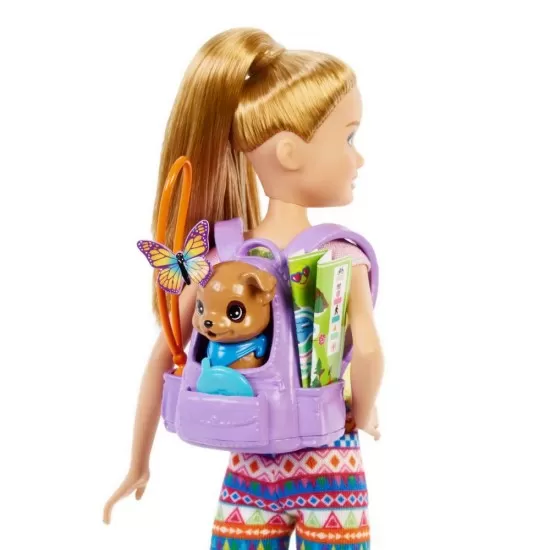 Papusa Barbie Stacie cu set camping Papusa Barbie Stacie cu set camping