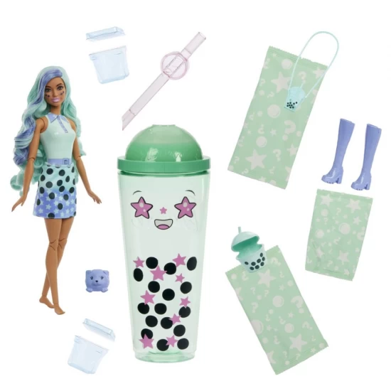 Papusa Barbie Pop Reveal Bubble Green Tea Papusa Barbie Pop Reveal Bubble Green Tea