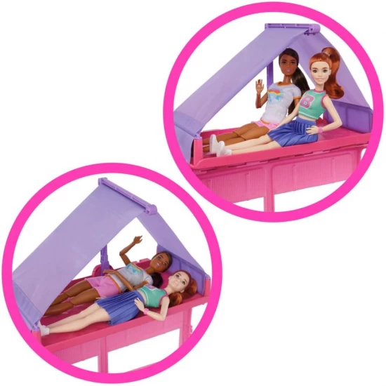 Rulota de vis Barbie cu accesorii 