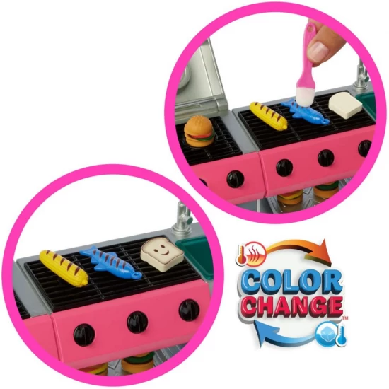 Rulota de vis Barbie cu accesorii 