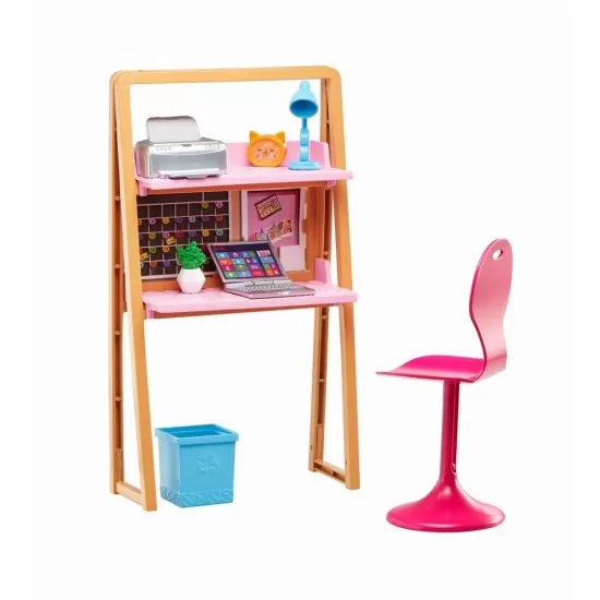 Set de joaca Barbie - Birou pentru studiu Set de joaca Barbie - Birou pentru studiu