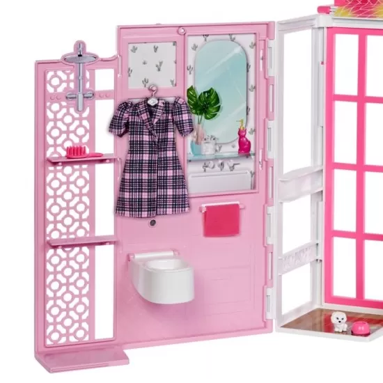 Casuta de papusi Barbie cu 4 camere Casuta de papusi Barbie cu 4 camere