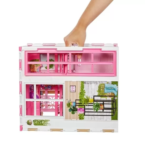 Casuta de papusi Barbie cu 4 camere Casuta de papusi Barbie cu 4 camere