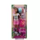 Set de joaca Barbie cu papusa si accesorii drumetie Set de joaca Barbie cu papusa si accesorii drumetie