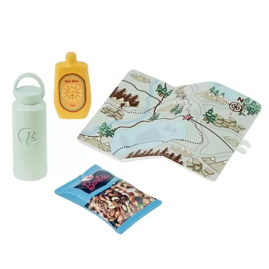 Set de joaca Barbie cu papusa si accesorii drumetie Set de joaca Barbie cu papusa si accesorii drumetie
