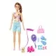 Set de joaca Barbie cu papusa si accesorii sport Set de joaca Barbie cu papusa si accesorii sport