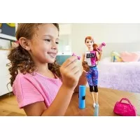 Set de joaca Barbie cu accesorii wellness la sala de sport