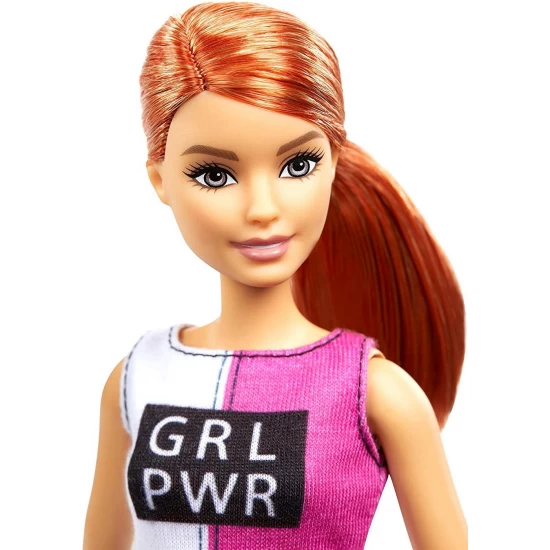 Set de joaca Barbie cu accesorii wellness la sala de sport