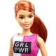 Set de joaca Barbie cu accesorii wellness la sala de sport
