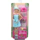 Set de joaca Barbie cu accesorii wellness si spa