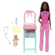 Set de joaca papusa bruneta Barbie Cariere - Pediatru Set de joaca papusa bruneta Barbie Cariere - Pediatru