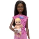 Set de joaca papusa bruneta Barbie Cariere - Pediatru Set de joaca papusa bruneta Barbie Cariere - Pediatru