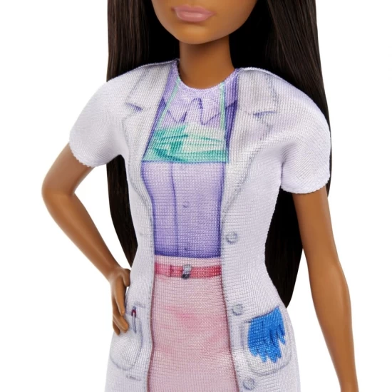 Set de joaca papusa bruneta Barbie Cariere - Stomatolog Set de joaca papusa bruneta Barbie Cariere - Stomatolog