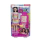 Set de joaca papusa bruneta Barbie Cariere - Profesoara Set de joaca papusa bruneta Barbie Cariere - Profesoara