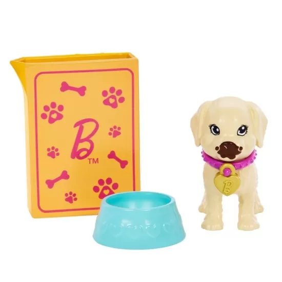 Set de joaca cu papusa Barbie Pup Adoption Set de joaca cu papusa Barbie Pup Adoption