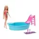 Set papusa Barbie cu piscina Set papusa Barbie cu piscina