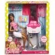 Set Barbie salon de infrumusetare cu papusa Set Barbie salon de infrumusetare cu papusa