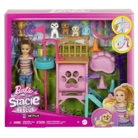 Papusa Barbie Stacie dresoare de catei Papusa Barbie Stacie dresoare de catei