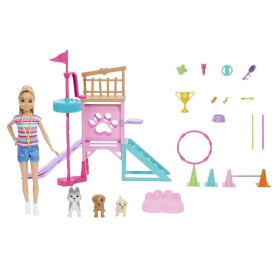Papusa Barbie Stacie dresoare de catei Papusa Barbie Stacie dresoare de catei