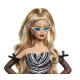 Papusa Barbie Signature aniversare 65 ani cu rochie de bal alb negru Papusa Barbie Signature aniversare 65 ani cu rochie de bal alb negru