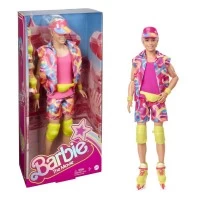Papusa Ken Barbie The Movie cu patine cu rotile