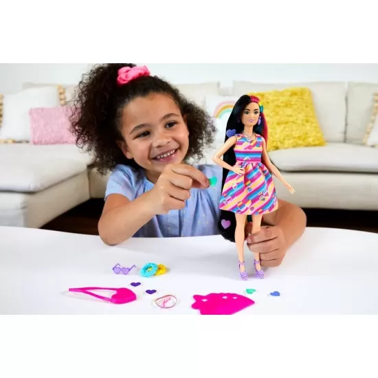 Papusa Barbie Totally Hair bruneta Papusa Barbie Totally Hair bruneta