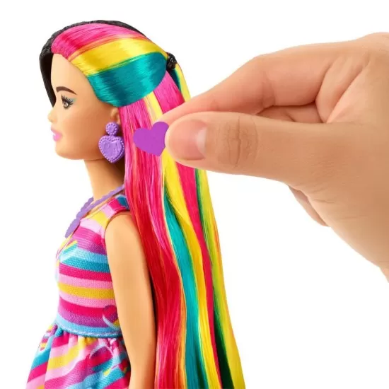 Papusa Barbie Totally Hair bruneta Papusa Barbie Totally Hair bruneta
